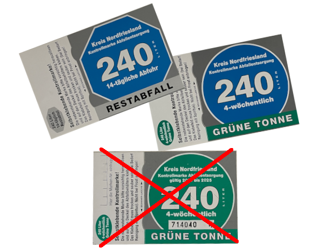 Abfall-Kontrollmarken